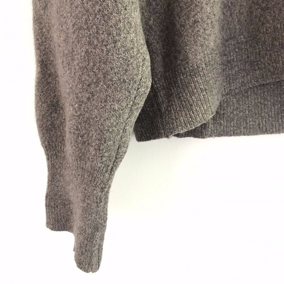Vintage Lord Jeff | Minklama Sweater Mens Large Brown Wool Rib Trim Pullover - Picture 5 of 9